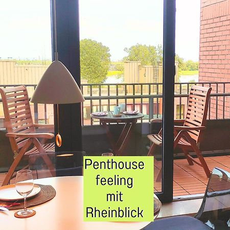 Apartament Penthouse Wolke7 Mit Rheinblick Neuss-Duesseldorf Zewnętrze zdjęcie